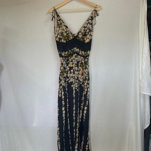 Free People Maxi Floral Slip Dress